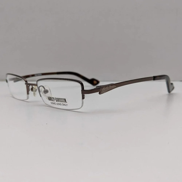 🕶️NEW! Harley-Davidson HD433 BRN Eyeglasses 47/18 130 /KAA207🕶️ - Picture 2 of 6